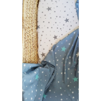 Bambusowa chusta - Gwiazdy 120x120cm | Pink No More